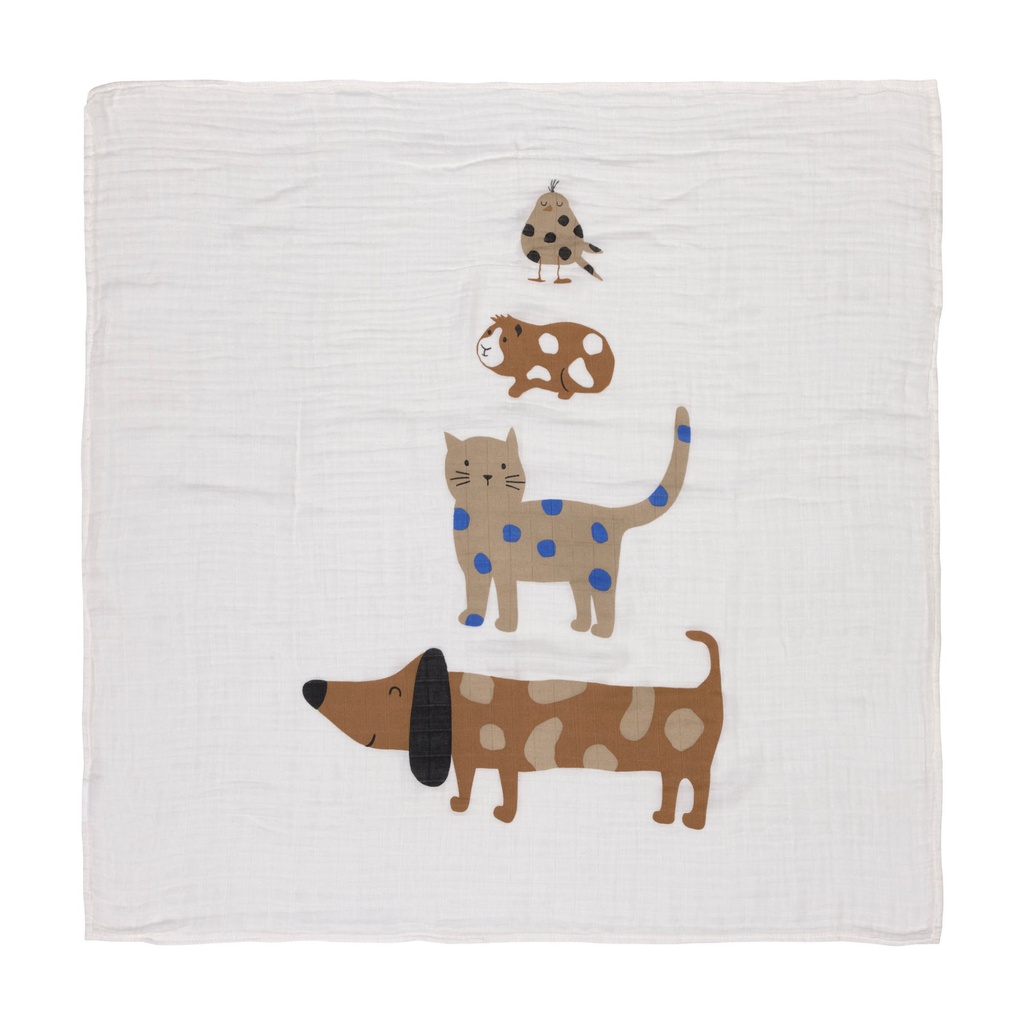 Lässig - Lot de 3 tétras L - Little Mateys, royal bleu