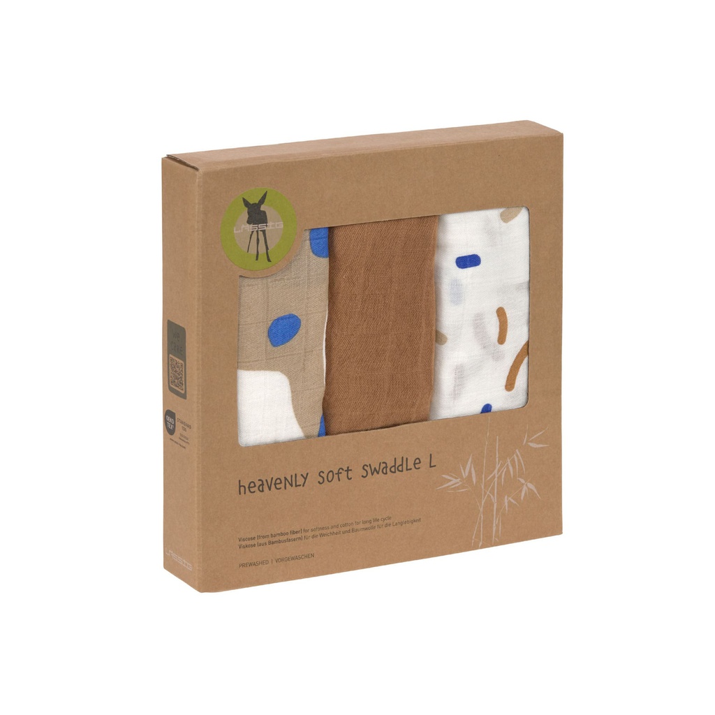 Lässig - Lot de 3 tétras L - Little Mateys, royal bleu