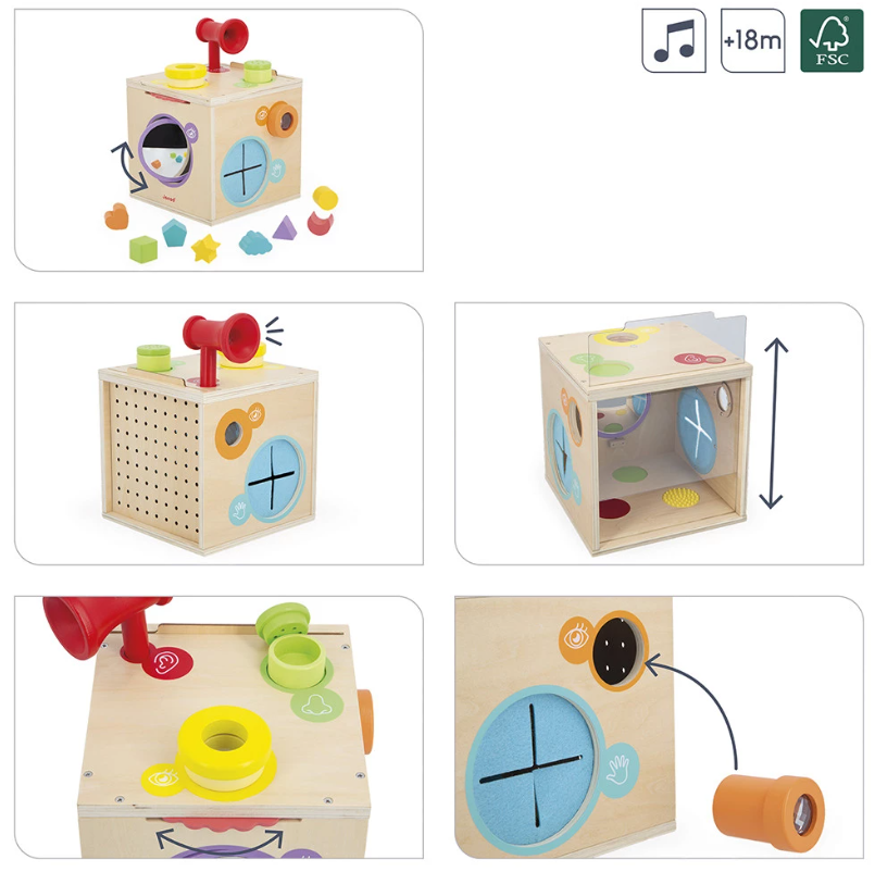 Janod - Boîte Sensorielle - 18 mois +