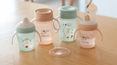 Suavinex - Tasse d'apprentissage 200ml - 6M+ - Rose/ lapin