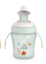Suavinex - Tasse d'apprentissage 200ml - 6M+ - Rose - Vert