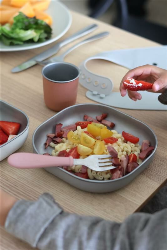 Béaba - Coffret repas inox - Terracotta