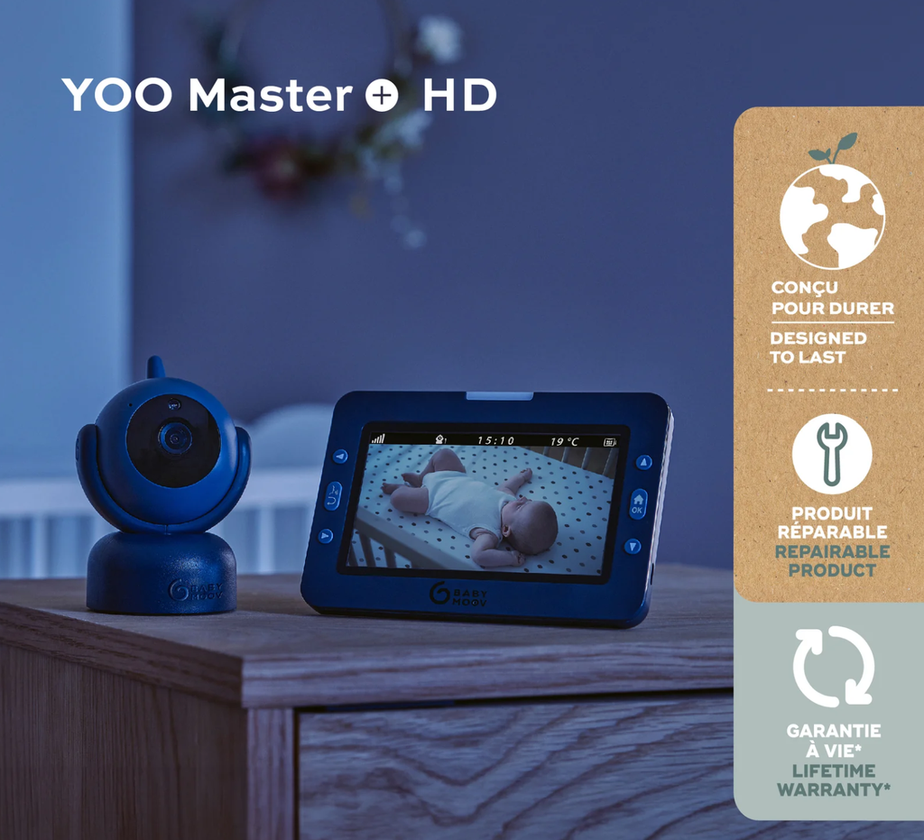 Babymoov - Babyphone Vidéo 360° - YOO-Master + HD