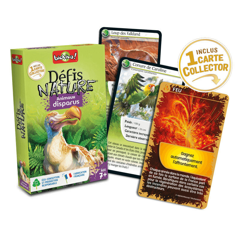 Bioviva! - Défis Nature - Animaux Disparus - 7 ans et +