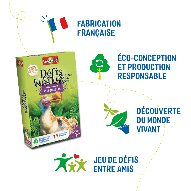 Bioviva! - Défis Nature - Animaux Disparus - 7 ans et +