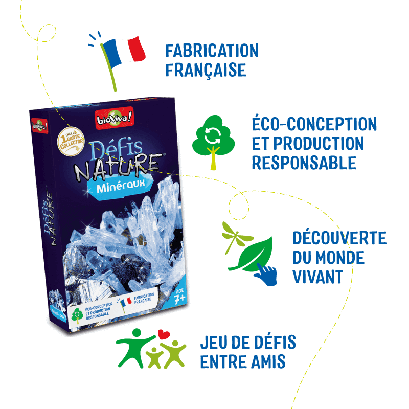 Bioviva! - Défis Nature - Minéraux - 7 ans et +
