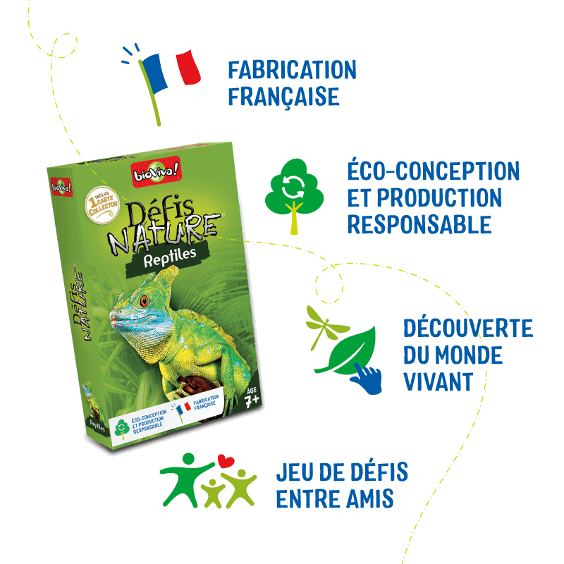 Bioviva! - Défis Nature - Reptiles - 7 ans et +
