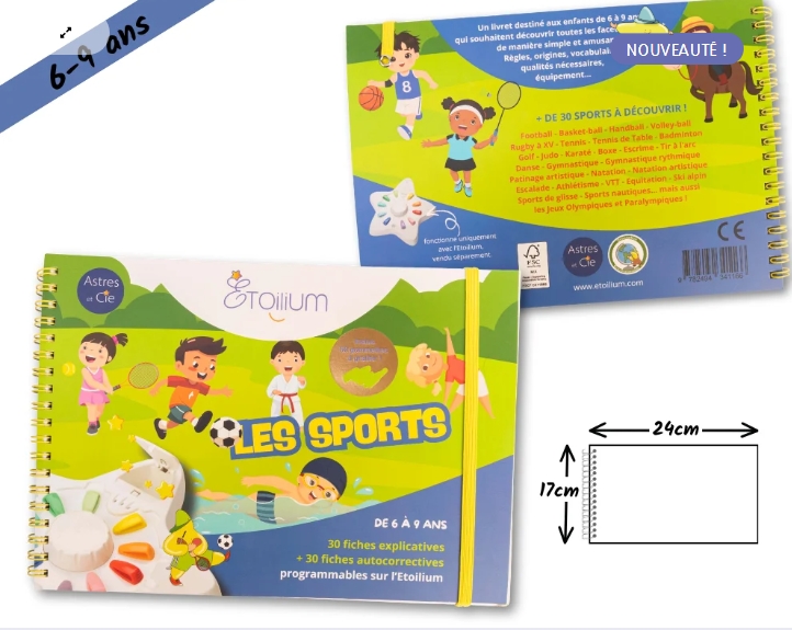 Etoilium - Livret Les Sports - 6 à 9 ans