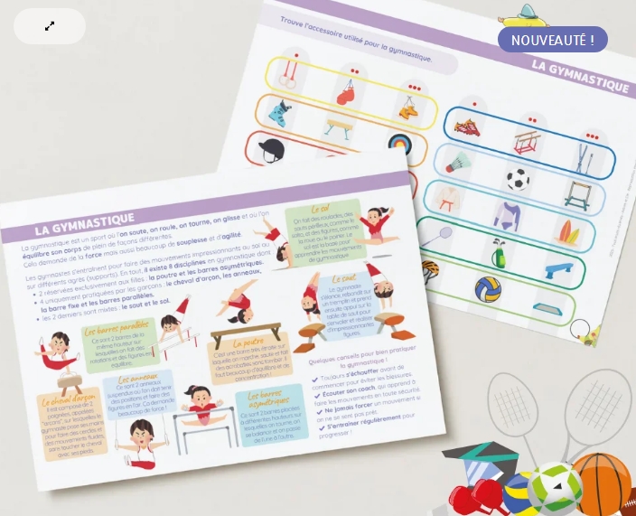 Etoilium - Livret Les Sports - 6 à 9 ans