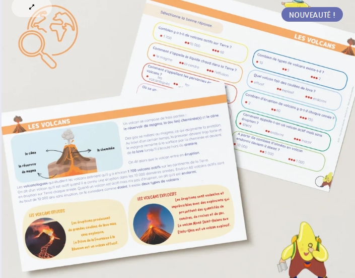 Etoilium - Livret Etonnants Phénomènes Naturels - 8 à 11 ans