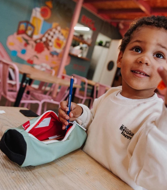 Hello Hossy - Trousse scolaire - Mini pistache