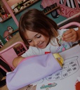 Hello Hossy - Trousse scolaire - Mini Mauve