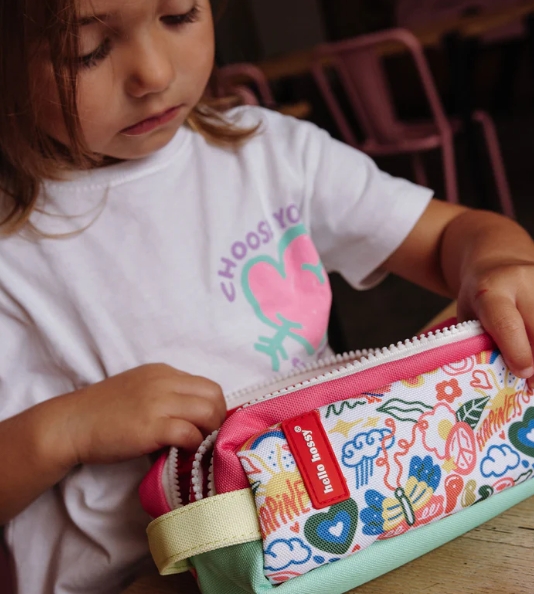 Hello Hossy - Trousse scolaire - Happiness