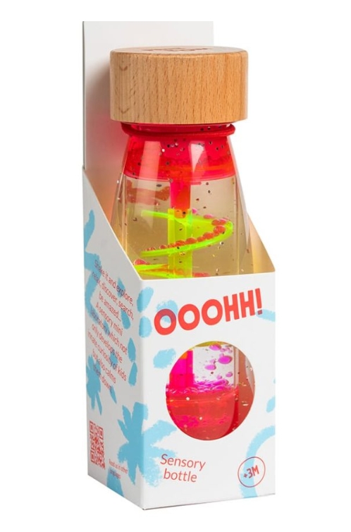 Petit Boum - Bouteille sensorielle Move - Spiral Pink