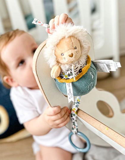 Doudou et Compagnie - Boite à musique - Peluche musicale Lion BOH'AI