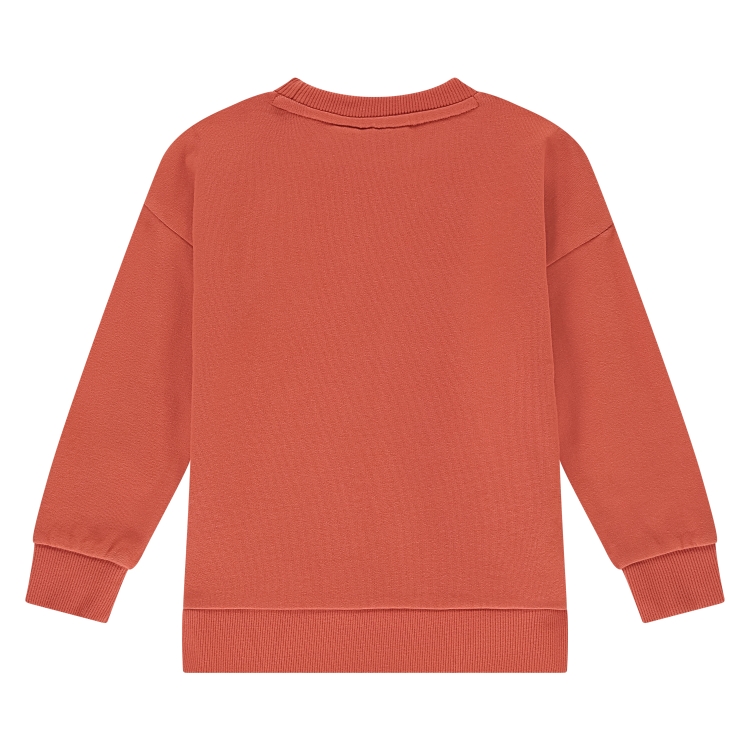 STAINS &amp; STORIES (BY BABYFACE) - Pull orange à motifs - Garçon