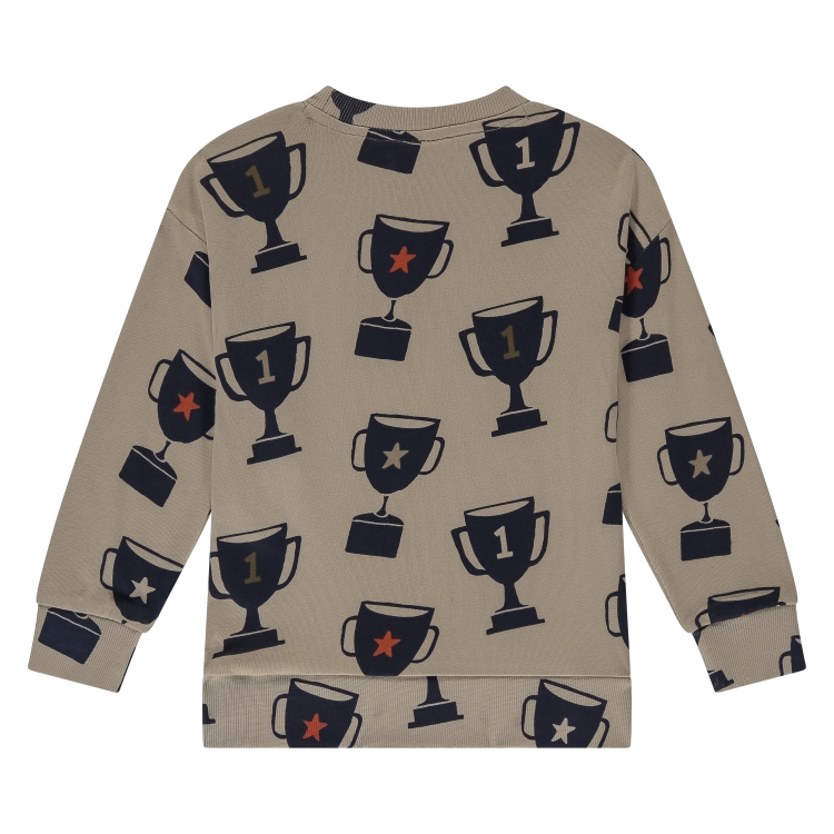 STAINS &amp; STORIES (BY BABYFACE) - Sweatshirt avec motifs coupes - Garçon