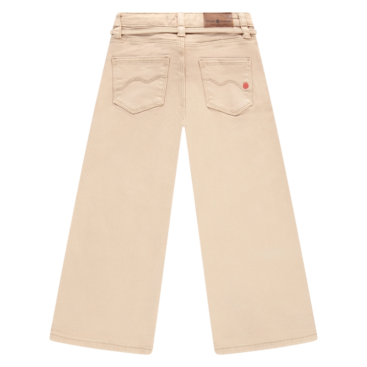 STAINS & STORIES (BY BABYFACE) - Pantalon large beige - Fille