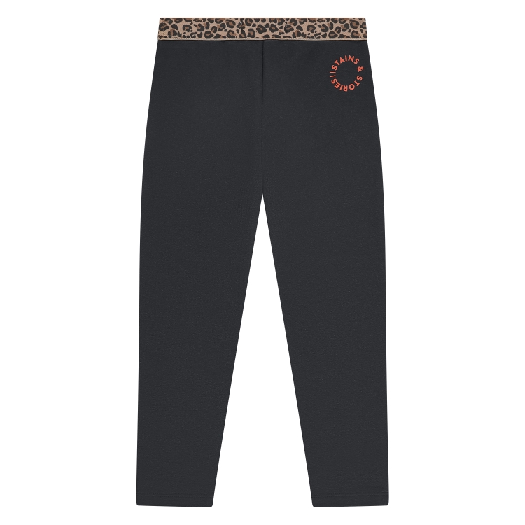 STAINS &amp; STORIES (BY BABYFACE) - Legging Noir/Léopard - Fille