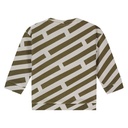 BABYFACE - Sweatshirt à lignes Blanc/Kaki - Garçon