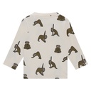 BABYFACE - T-Shirt beige à manches longues + motifs - Garçon