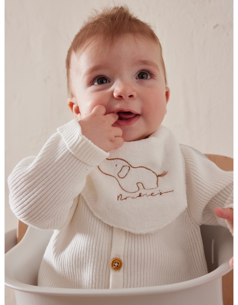 Noukie's - Lot 2 bavoirs éponge & mousseline - Bali