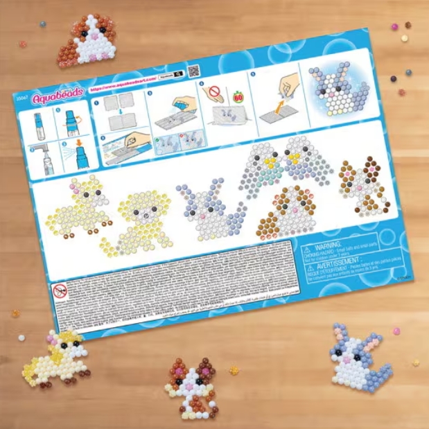 Aquabeads - Le kit des animaux mignons - 4 ans +