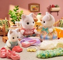 Sylvanian Families - La famille chat latté - 3 ans +
