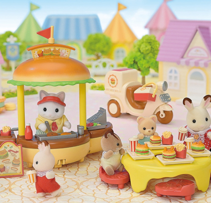 Sylvanian Families - Le stand de hamburgers - 3 ans +