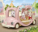 Sylvanian Families - Le monospace rose et set de pique-nique - 3 ans +