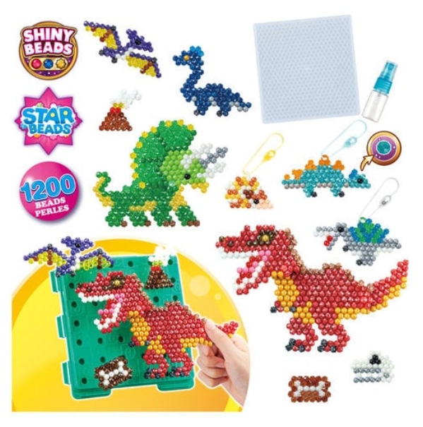 DJECO - 400 Perles bois Arc-en-ciel - 4 à 8 ans