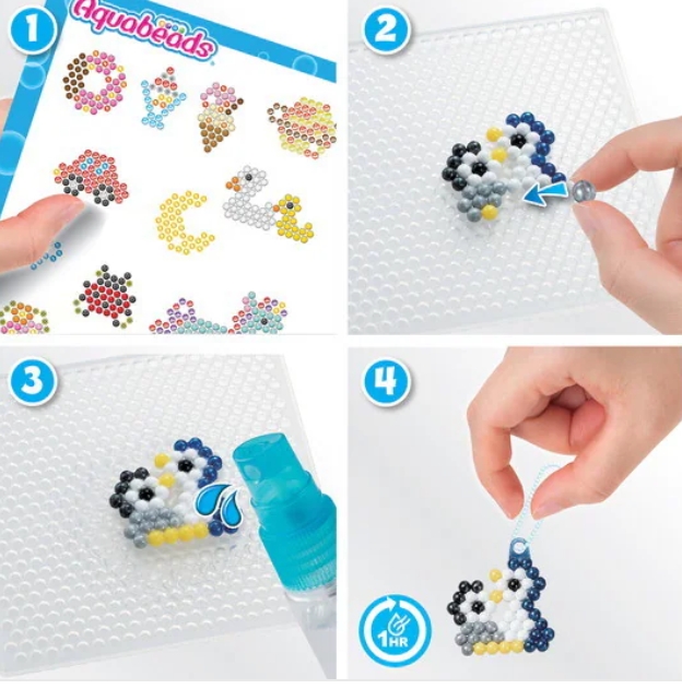 Aquabeads - Les porte-clés et suspensions - 4 ans +