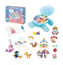 DJECO - 400 Perles bois Arc-en-ciel - 4 à 8 ans