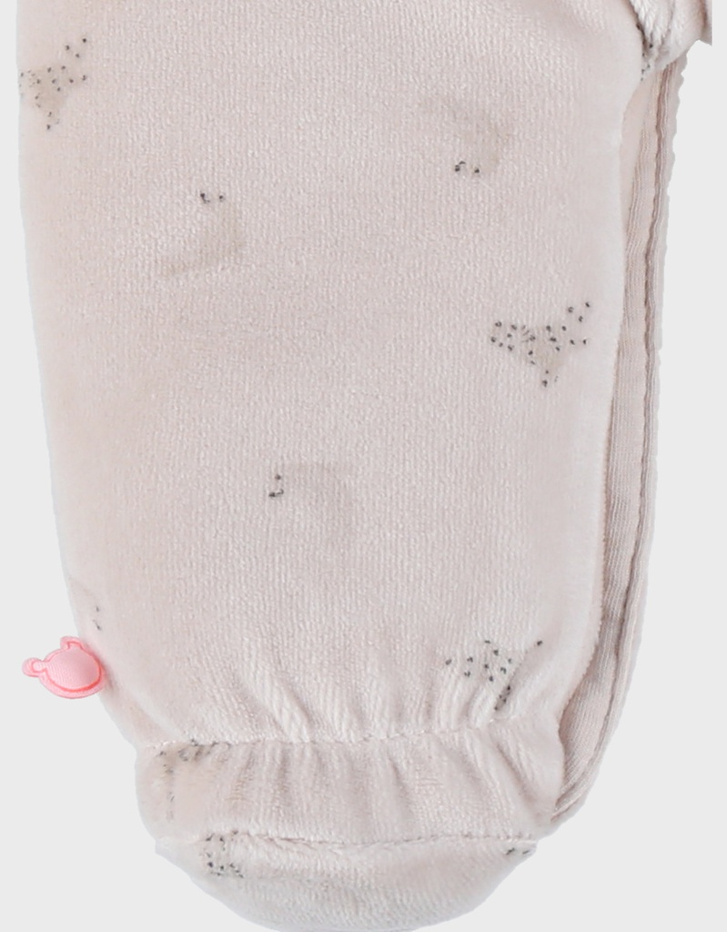 Noukie's - Pyjama jungle en velours - Beige