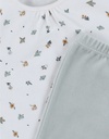 Noukie's - Pyjama jungle en velours - Beige