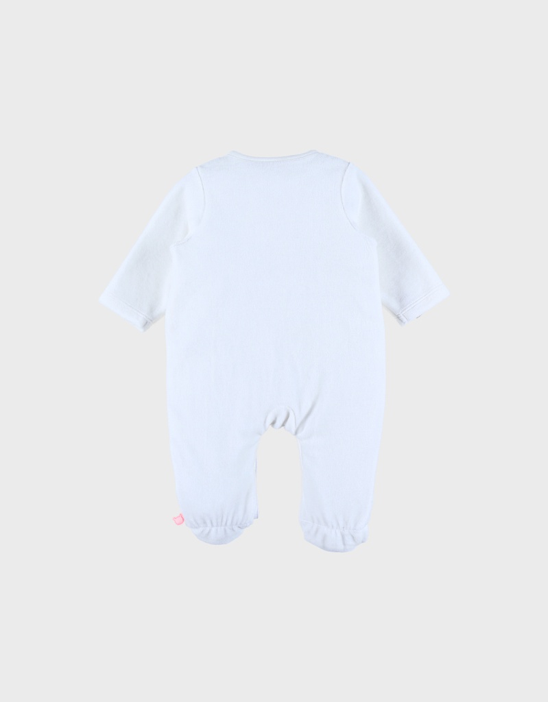 Noukie's - Pyjama dinosaure en velours - Blanc