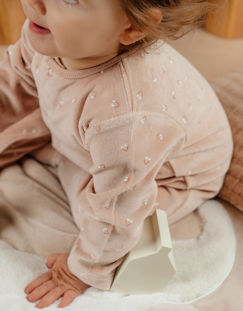 Noukie's - Pyjama jungle en velours - Beige