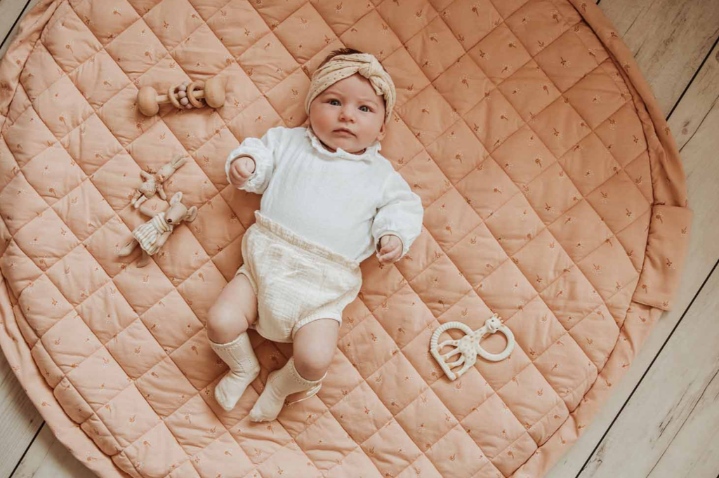 Play&Go - Tapis d'éveil Coton Bio - Fleuri