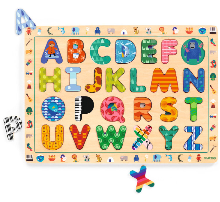 DJECO - Puzzle Lettres ABC international