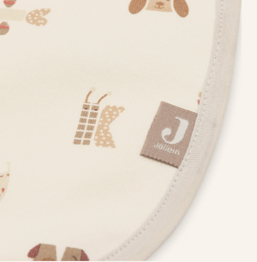 Jollein - Lot de 5 bavoirs - Jersey imperméable Flower Fairies