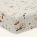 Jollein - Housse Matelas à Langer - Cloudy Rib - Milky Coffee
