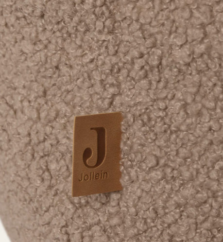 Jollein - Fauteuil/Pouf Corduroy pour enfant - Natural