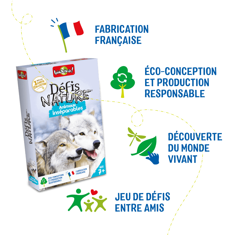 Bioviva! - Défis Nature - Animaux inséparables - 7 ans et +