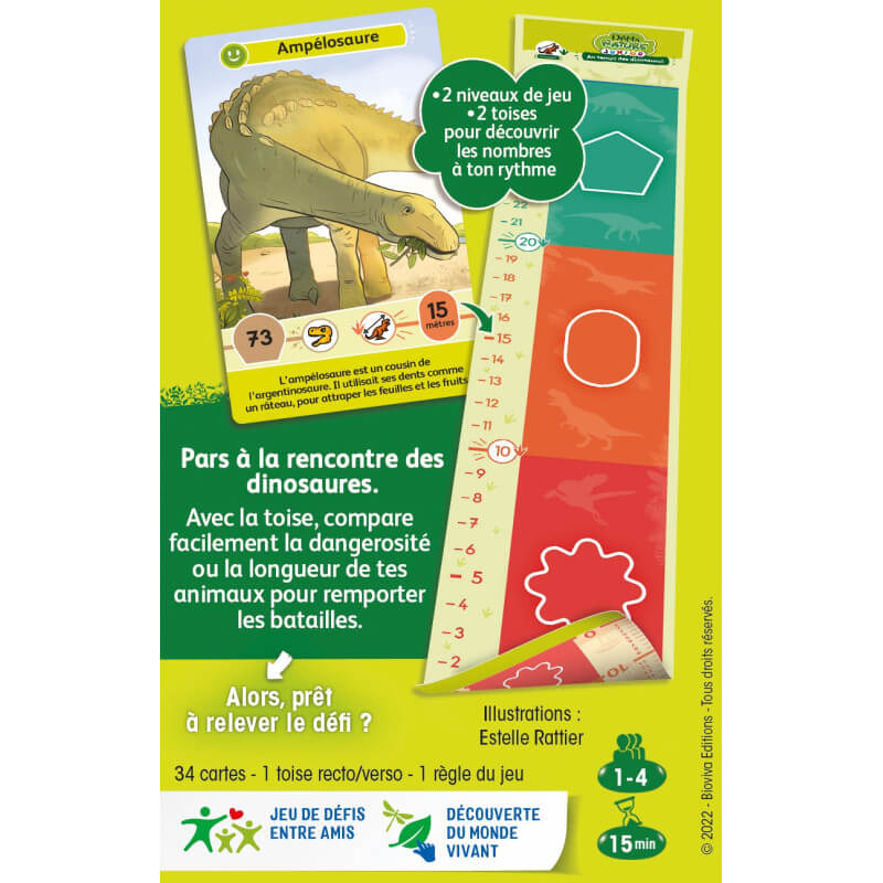 Bioviva! - Défis Nature Junior - Au temps des dinosaures - 5 ans et +