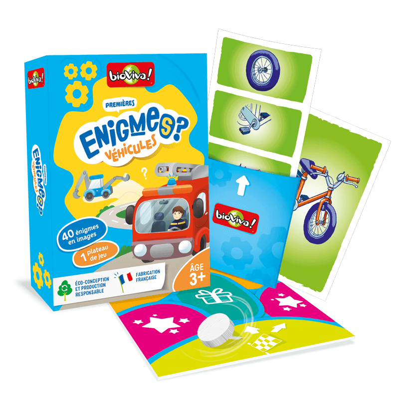 Bioviva! - Premières énigmes - Véhicules - 3 ans et +