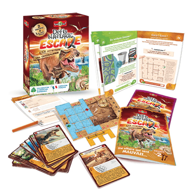Bioviva! - Défis Nature Escape - Le mystère des dinosaures - 7 ans et +