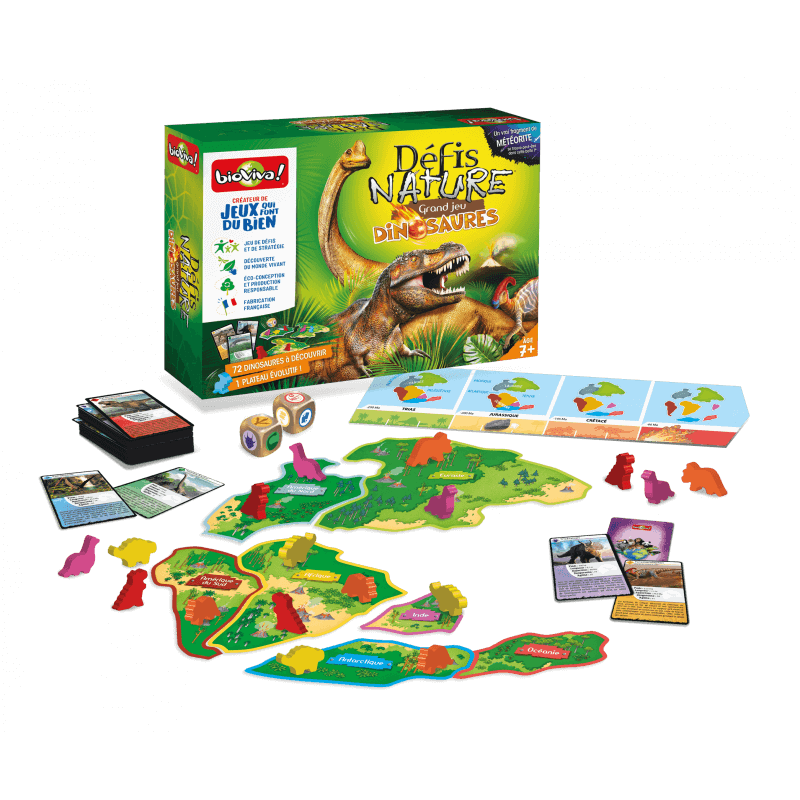 Bioviva! - Défis Nature - Le Grand Jeu - Dinosaures - 7 ans et +
