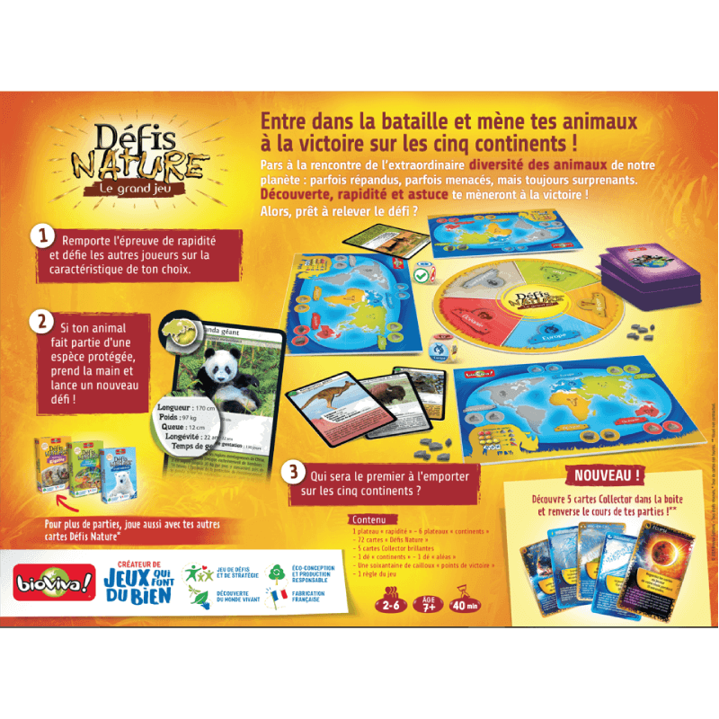Bioviva! - Défis Nature - Le Grand Jeu - Collector - 7 ans et +
