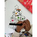 ARA-CREATIVE - Coloriages gonflables - Noël