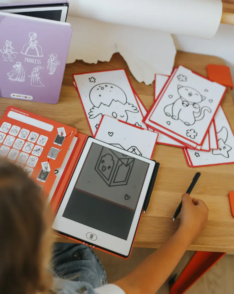 KIDYWOLF - KIDYDRAW-MINI - Tablette à dessin - Kawaï